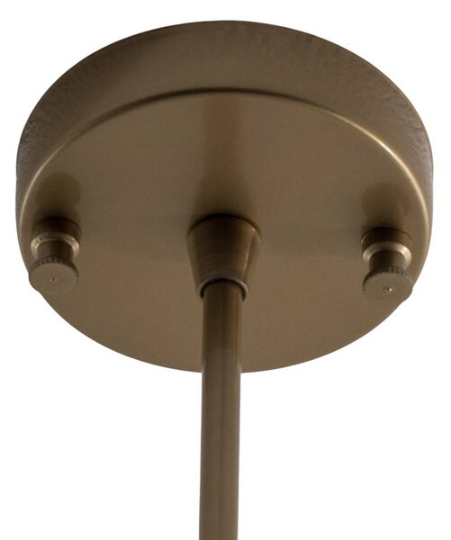 Lampa sufitowa Damar Opviq, możliwość ściemniania, mosiężny / złoty, salon / jadalnia, szkło