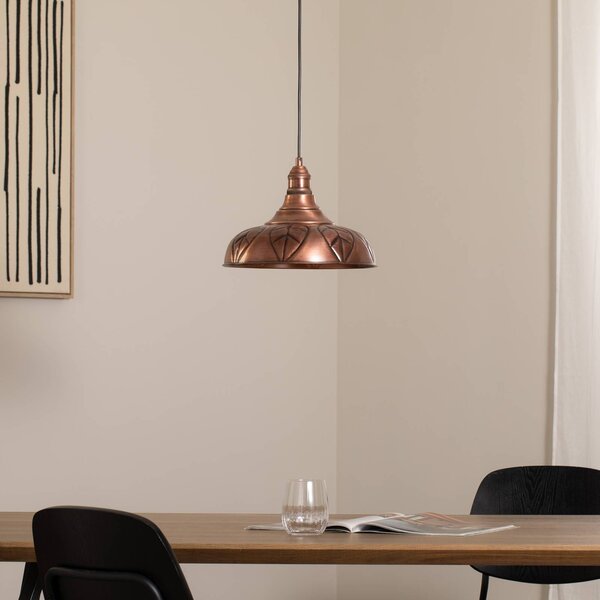 Lampa wisząca Saglam Opviq, możliwość ściemniania, miedziany, salon / jadalnia, metal