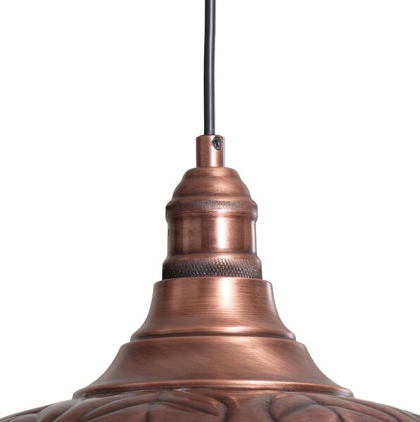 Lampa wisząca Saglam Opviq, możliwość ściemniania, miedziany, salon / jadalnia, metal