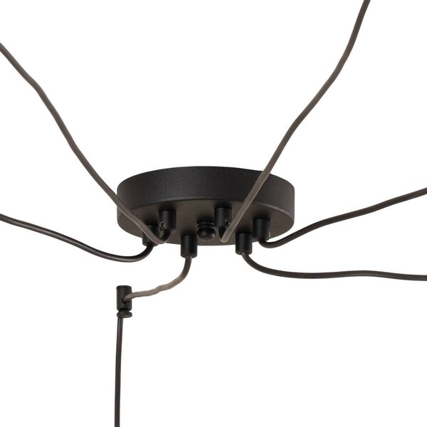Lampa wisząca Manavgat Opviq, możliwość ściemniania, multikolor, salon / jadalnia, metal