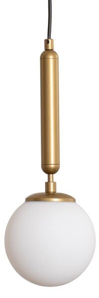 Lampa wisząca szklana King Opviq, możliwość ściemniania, mosiężny / złoty, salon / jadalnia, szkło