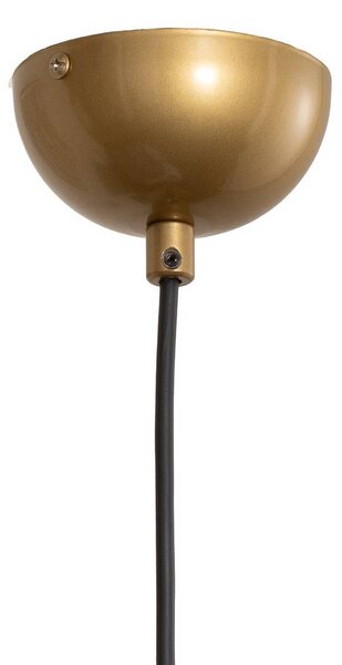 Lampa wisząca szklana King Opviq, możliwość ściemniania, mosiężny / złoty, salon / jadalnia, szkło