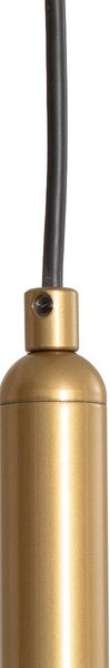 Lampa wisząca szklana King Opviq, możliwość ściemniania, mosiężny / złoty, salon / jadalnia, szkło