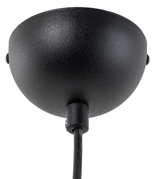 Lampa wisząca Berceste Opviq, możliwość ściemniania, czarny, salon / jadalnia, metal, nowoczesny