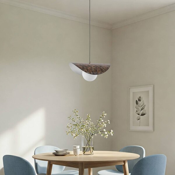 Lampa wisząca Vatoz Opviq, możliwość ściemniania, czarny, salon / jadalnia, metal