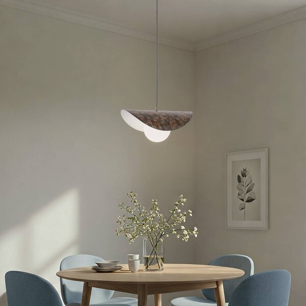 Lampa wisząca Vatoz Opviq, możliwość ściemniania, czarny, salon / jadalnia, metal