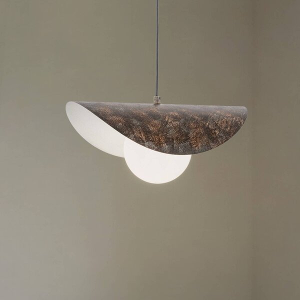 Lampa wisząca Vatoz Opviq, możliwość ściemniania, czarny, salon / jadalnia, metal