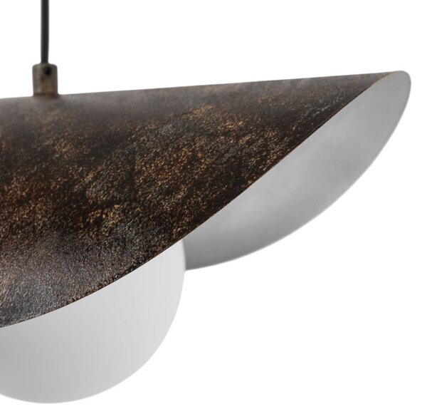 Lampa wisząca Vatoz Opviq, możliwość ściemniania, czarny, salon / jadalnia, metal