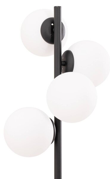 Lampa stojąca Faze Opviq, czarny, salon / jadalnia, metal