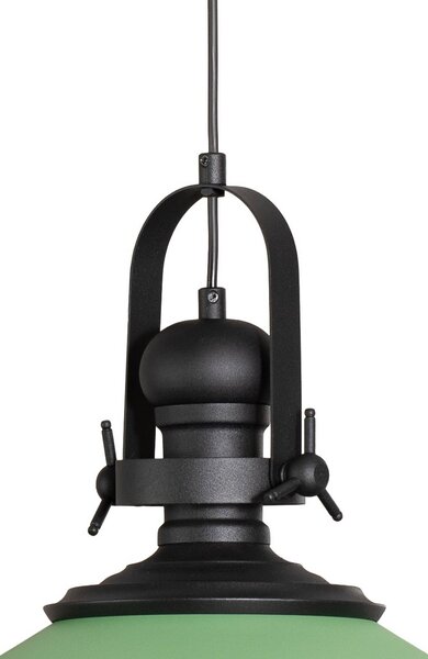 Lampa wisząca Opviq, możliwość ściemniania, zielony, kuchnia, metal, industrialny