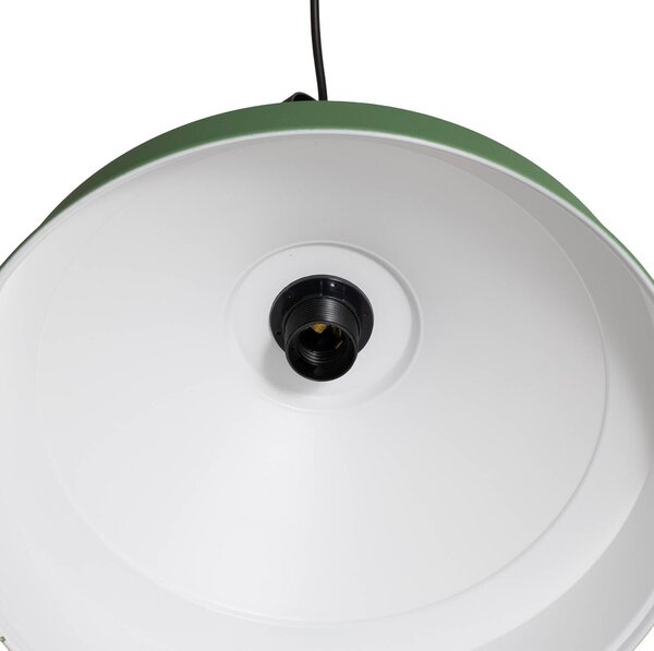 Lampa wisząca Opviq, możliwość ściemniania, zielony, kuchnia, metal, industrialny