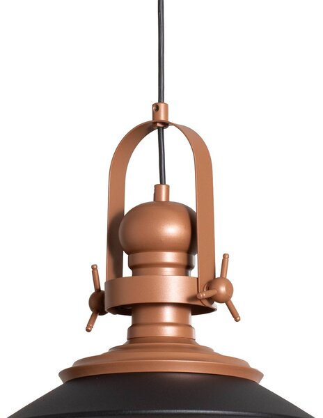 Lampa wisząca Opviq, możliwość ściemniania, czarny, kuchnia, metal, industrialny