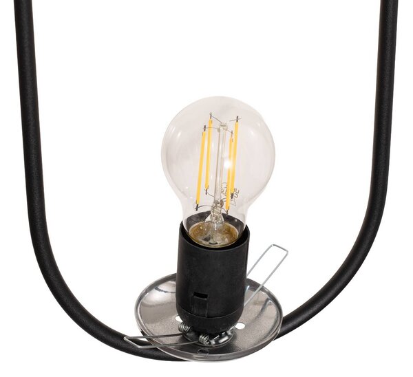 Lampa wisząca szklana Opviq, możliwość ściemniania, czarny, salon / jadalnia, szkło, nowoczesny