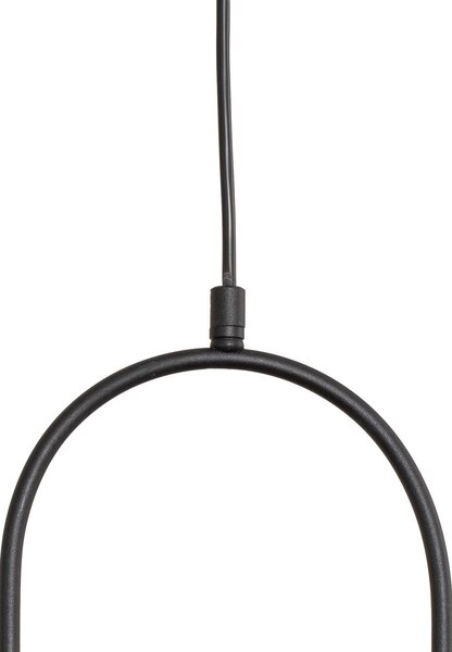 Lampa wisząca szklana Opviq, możliwość ściemniania, czarny, salon / jadalnia, szkło, nowoczesny