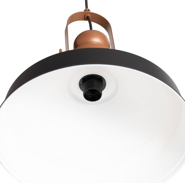 Lampa wisząca Opviq, możliwość ściemniania, czarny, kuchnia, metal, industrialny