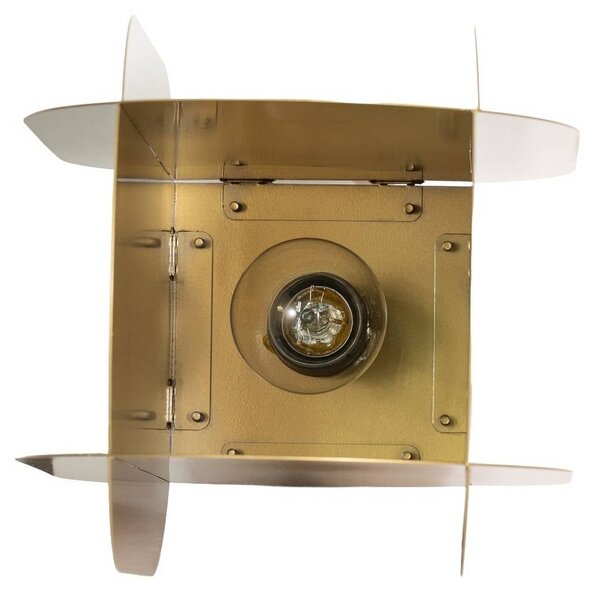 Lampa wisząca Corner Opviq, możliwość ściemniania, mosiężny / złoty, salon / jadalnia, metal, nowoczesny