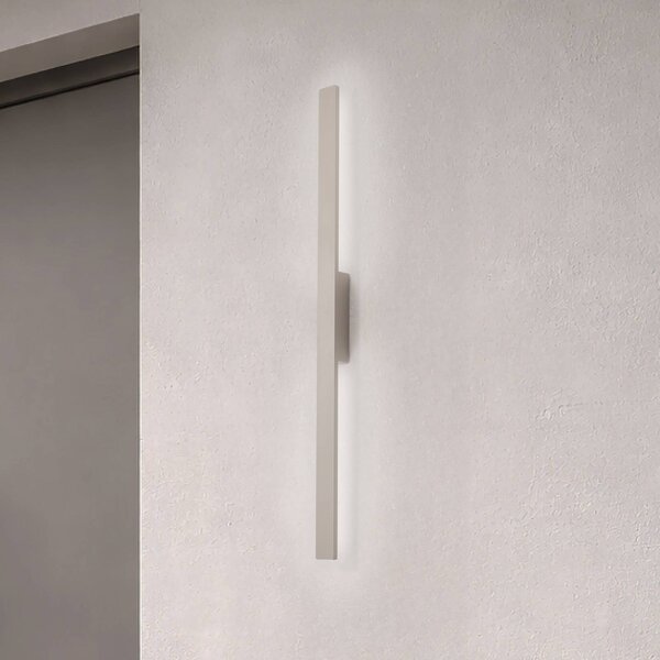 Kinkiet zewnętrzny LED Demi M Nowodvorski Lighting, kremowy / amber, aluminium