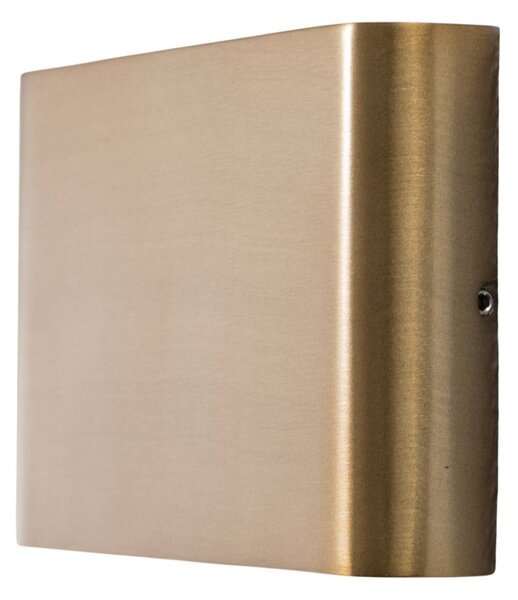 Kinkiet zewnętrzny LED Semi M Nowodvorski Lighting, mosiężny / złoty, aluminium