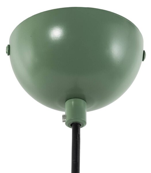Lampa wisząca Tom Opviq, możliwość ściemniania, zielony, salon / jadalnia, metal, młodzieżowy