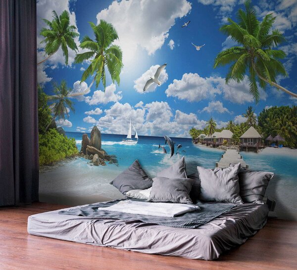 Fototapety Rajska Wyspa, Fototapety Morze i Plaża, u06969 : Uwalls.pl