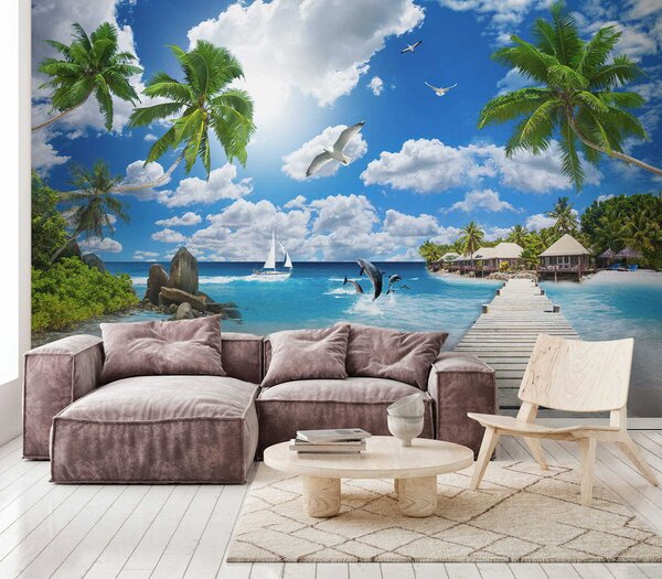 Fototapety Rajska Wyspa, Fototapety Morze i Plaża, u06969 : Uwalls.pl