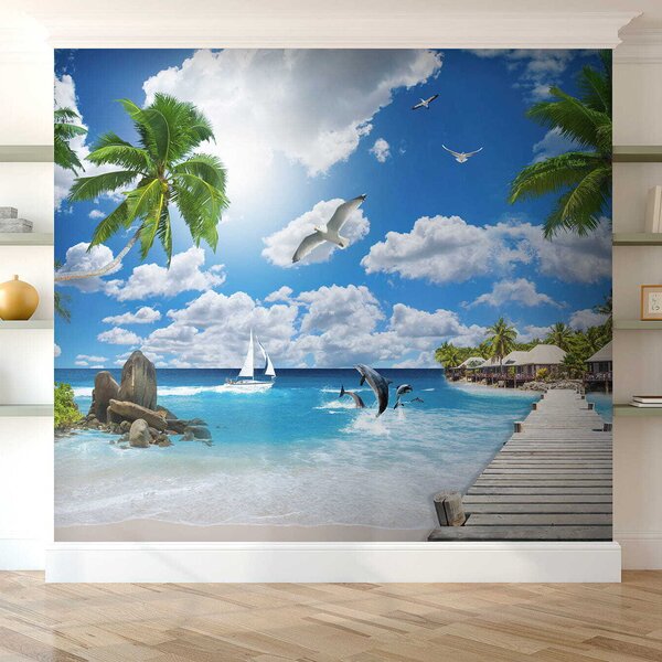 Fototapety Rajska Wyspa, Fototapety Morze i Plaża, u06969 : Uwalls.pl