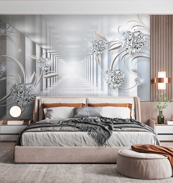 Fototapety Diamentowe serca w tunelu, Fototapety 3D, u07513 : Uwalls.pl