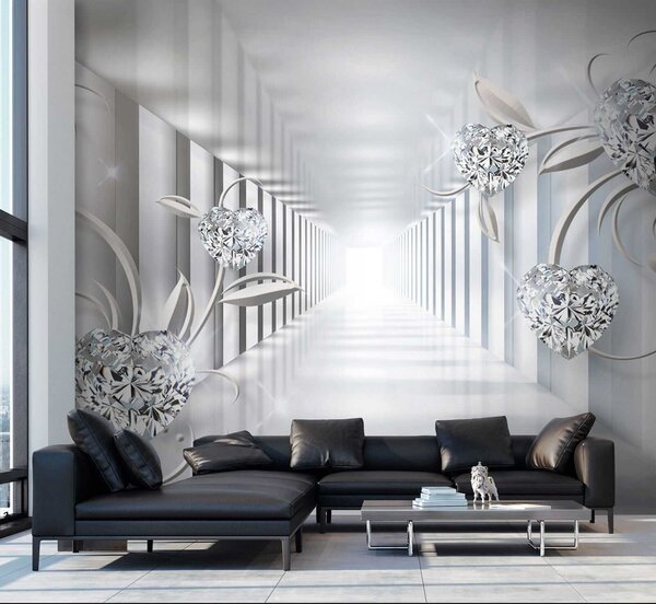 Fototapety Diamentowe serca w tunelu, Fototapety 3D, u07513 : Uwalls.pl
