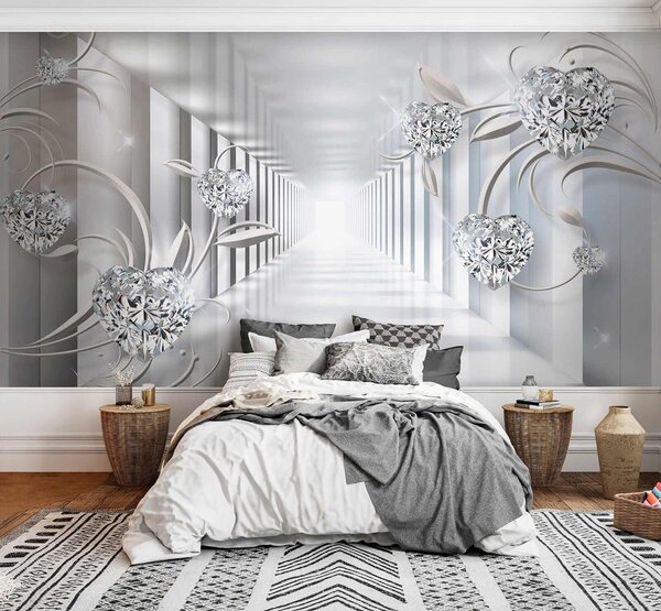Fototapety Diamentowe serca w tunelu, Fototapety 3D, u07513 : Uwalls.pl