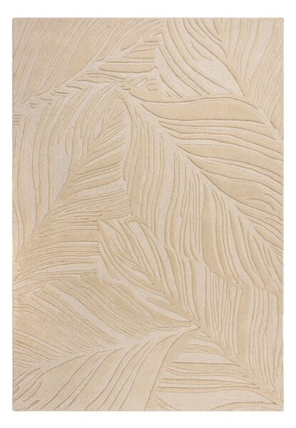 Beżowy dywan wełniany Flair Rugs Lino Leaf, 120x170 cm
