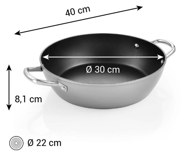 Patelnia aluminiowa z powłoką nieprzywierającą ø 30 cm GrandChef+ – Tescoma
