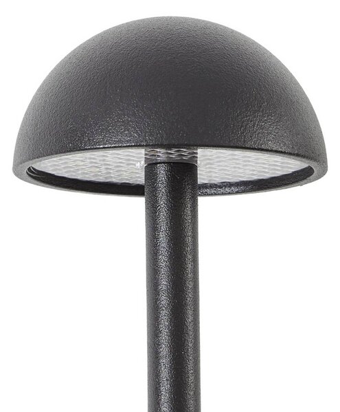 Lampa z grotem ziemnym LED Lindby Soremi, czarna, zestaw 3 sztuk, IP44 Soremi, czarny, aluminium, nowoczesny
