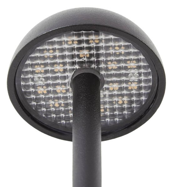 Lampa z grotem ziemnym LED Lindby Soremi, czarna, zestaw 3 sztuk, IP44 Soremi, czarny, aluminium, nowoczesny
