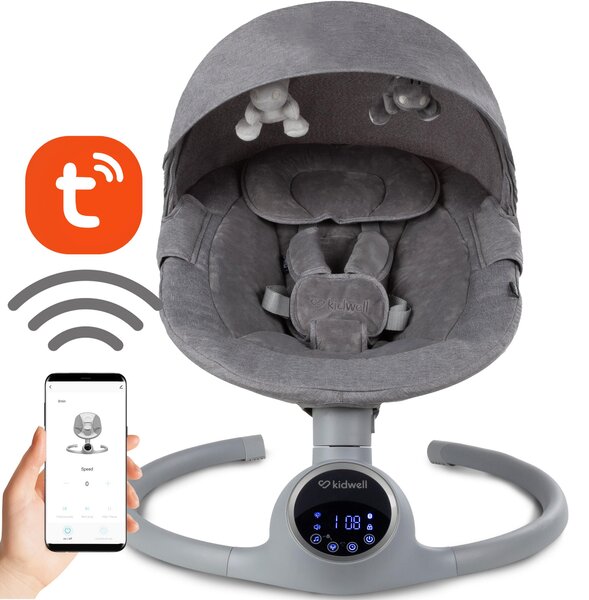 Elektryczne bujane krzesło Kidwell REVE 2 w 1 z Bluetooth i aplikacją Tuya