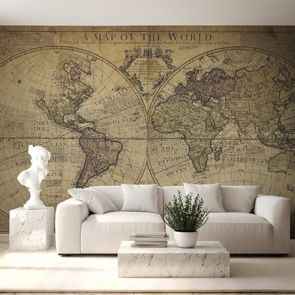 Fototapeta Mapa świata, Fototapety z mapami świata, Popularne Fototapety, u18533 - Tapeko.pl