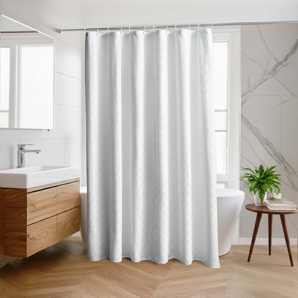 Biała zasłona z mikrowłókna 180x200 cm Baltic – douceur d'intérieur