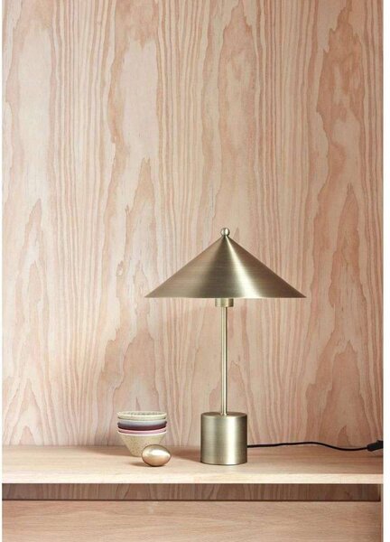 OYOY Living Design Lampa stołowa Kasa, mosiężny / złoty, salon / jadalnia, metal, skandynawski