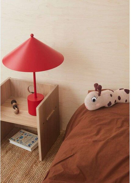 OYOY Living Design Lampa stołowa Kasa, czerwony, salon / jadalnia, metal, skandynawski