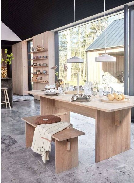 OYOY Living Design Lampa wisząca Hat Small, możliwość ściemniania, biały / opal, salon / jadalnia, metal, skandynawski
