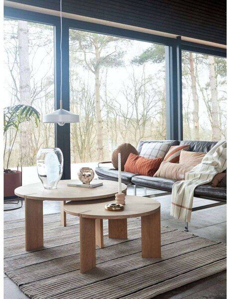 OYOY Living Design Lampa wisząca Hat Small, możliwość ściemniania, biały / opal, salon / jadalnia, metal, skandynawski
