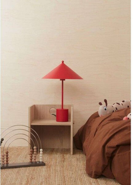 OYOY Living Design Lampa stołowa Kasa, czerwony, salon / jadalnia, metal, skandynawski