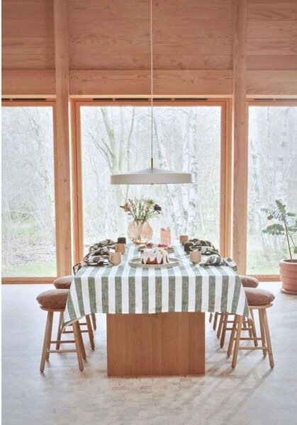 OYOY Living Design Lampa wisząca Hat Large, możliwość ściemniania, biały / opal, salon / jadalnia, metal, skandynawski
