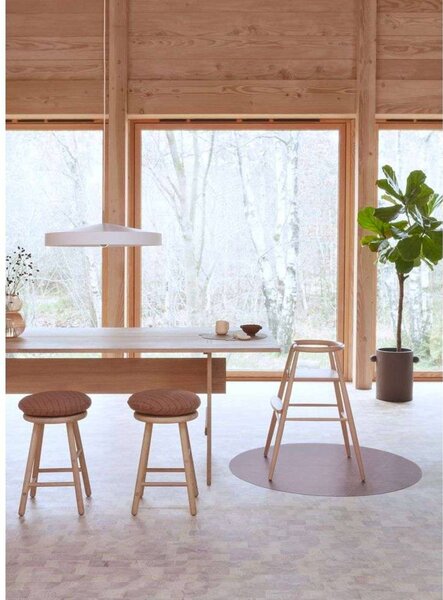 OYOY Living Design Lampa wisząca Hat Large, możliwość ściemniania, biały / opal, salon / jadalnia, metal, skandynawski