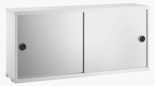 Szafka z lustrzanymi drzwiami String System, S 78 x G 20 cm