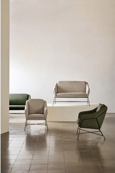 Zielona sofa 128 cm Brida – Kave Home