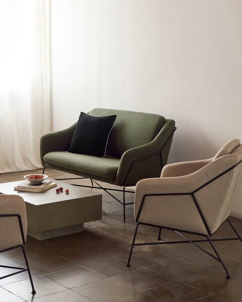 Zielona sofa 128 cm Brida – Kave Home