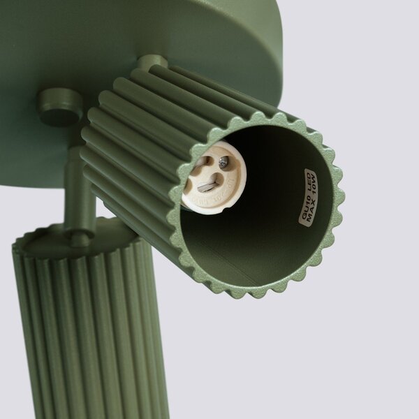 Zielona lampa punktowa Gleam – Sollux