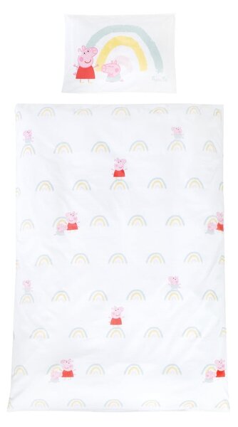 Bawełniana pościel dziecięca do łóżeczka 100x135 cm Peppa Pig – Roba