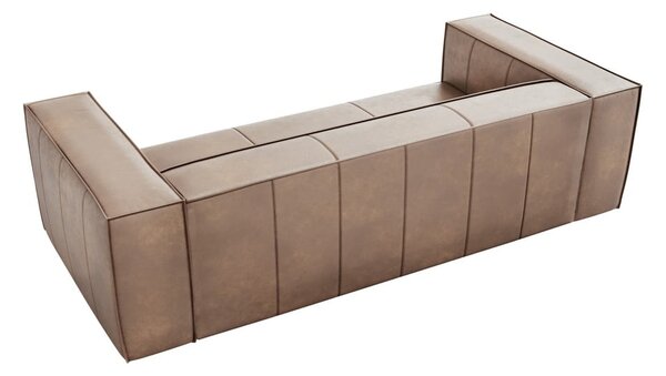 Jasnobrązowa skórzana sofa 227 cm Madame – Windsor & Co Sofas