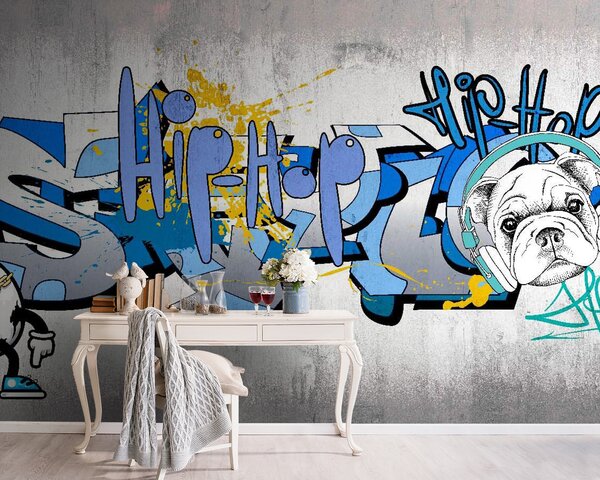 Fototapeta Graffiti na ścianie, Fototapety Dla chłopców, Popularne Fototapety, u35405 - Tapeko.pl